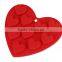10-Capacity Heart Shape Silicone Cake Mold,Soap Cookie Chocolate Candy Cake Pan