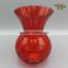 Round Bottom and Flared Opening Red Vases for Wedding