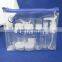 9pcs cheap travel bottle set transparent plastic travel bottle set travel bottle kit
