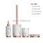 High level imitating white marble look plain cement toilet room accessories