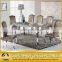 simple designs 4 stainless steel legs marble top dining table
