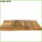 Bamboo drawer knife holder, knife organizer Factory price Homex-BSCI