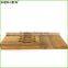 Bamboo knife holder universal knife block Homex BSCI/Factory