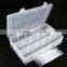 27x16cm 15 slots Transparent Plastic DIY Tool Organizer Jewelry Bin Storage Box with dividers
