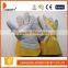 DDSAFETY With CE Cow Split Leather Safety Work Gloves Combined Working Gloves