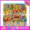 2017 New products develop intelligence children toy wooden magnetic maze W11H018