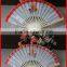 2014 new style bamboo cloth craft folding fan