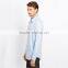 Factory supply directly 2015 fashion slim fit formal sky blue shirts for men