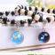 customized UK flag glass dome charm wood bracelets jewelry