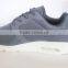 Air cushion outsole factory direct grey color classical sport shoes men