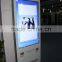 65inch metal frame stand white color vertical touch monitor all in one computer