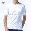 Men's wholesale 100% cotton tshort custom plain white organic casual T-shirt