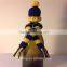 Christmas Decoration Knitted Cap With Wool Pompom Cute Little Knitted Cap