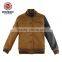 ST15-VJ3033 Mens Winter Leather Sleeve Varsity Baseball Jacket