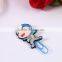 Customizable cartoon colors paper clip little boy/girl shape clip