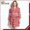 Wholesales Stock New Floral Pattern Wedding Bride cotton Robe FR0020