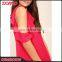 Summer ladies casual tops cold shoulder woman top blouse