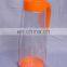 2015 good quality transparent plastic juice pitcher