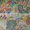 Handmade Kantha Quilt Indian White Floral Print Bedspread Kantha Blanket Throw Kantha Supplier Hand Quilted Kantha Gudari