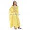 Elegant chiffon muslim max long dress women dubai style abaya