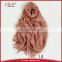 digital print design blank wrap silk for dyeing custom scarf