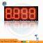 RF Wireless Control Outdoor 12inch Red 8.888 LED Gas Station Price Display