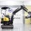 Chinese Mini 2T Excavator Price Small Digger Machine For Sale