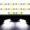 10X 6000K 42MM Festoon White COB LED Map/Dome Interior Lights Bulbs 578 211-2