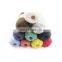 Super soft high tenacity core-spun 64%acrylic 26% pbt 10%nylon blended yarn thin 48NM/2 dyed knitting yarn