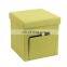 RTS custom furniture folding storage ottoman cabinet pouffe stool with pocket ottoman