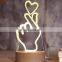 New Arrival 3D Acrylic Seven Color Changing Wood Base Illusion Night Light Lamp For Kids