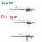Laparoscopic Instruments Reusable Flip Type Trocar with Safety