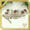 Blending beaded applique for bridel dress FHA-067