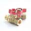 High quality Galvanized ISO Certification Forged Brass GAS Ball Valve