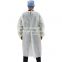 Disposable protective isolation gown with AAMI Level 1 2 and CE disposable coveralls
