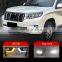 2PCS LED Car Daytime Running Light DRL Fog Lamp Assembly Cover Turn Signal For Toyota Land Cruiser Prado 2018 2019 2020