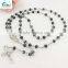 Catholic Glass beads rosary with different colors