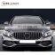 C-CLASS W205 C63 GT style front grille for C63 replacement highly matched electroplating grille