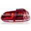 LED Tail Rear Light Lamp Assembly For VW Golf VI 6 MK6 GTI GTD R20 2009-2012