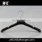 CY-646 High-end Black Plastic Hanger Cloth Hanger Plastic Rubber Hanger With Clip Supplier's Choice
