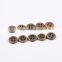 Trending Hot Products 4 Hole Round Shape Custom Gold Plating Abs Buttons