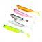 In stock wholesale soft silicone  plastic fishing lures swim baits T Tail Soft Bait fishing lure