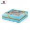 Handmade paper packaging  boxes blue ring gift box