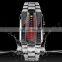 promotional skmei OEM cheap simple leisure 3atm stainless steel back Led watch