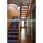 Modern Wooden Staircase oak wood Step straight Suspended stairs