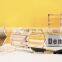 Makeup Brush Holder Luxury Gold Vanity Storage Box Organizer Case Cup Clear Cylinder Make Up Acrylic Glass Makeup Brush Holder