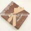 The Fine Quality Gift Empty  PaperFor packing boxes kraft paper gift handle boxes