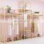 Attractive Design metal hanging garment clothes display rack for clothes