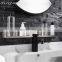 304 Stainless steel bathroom wall shelf black shower organizer storage