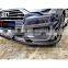 Car Front Bumper Lip Auto Accessories Dry Carbon Fiber Manufacturing For AUDI A6 C8